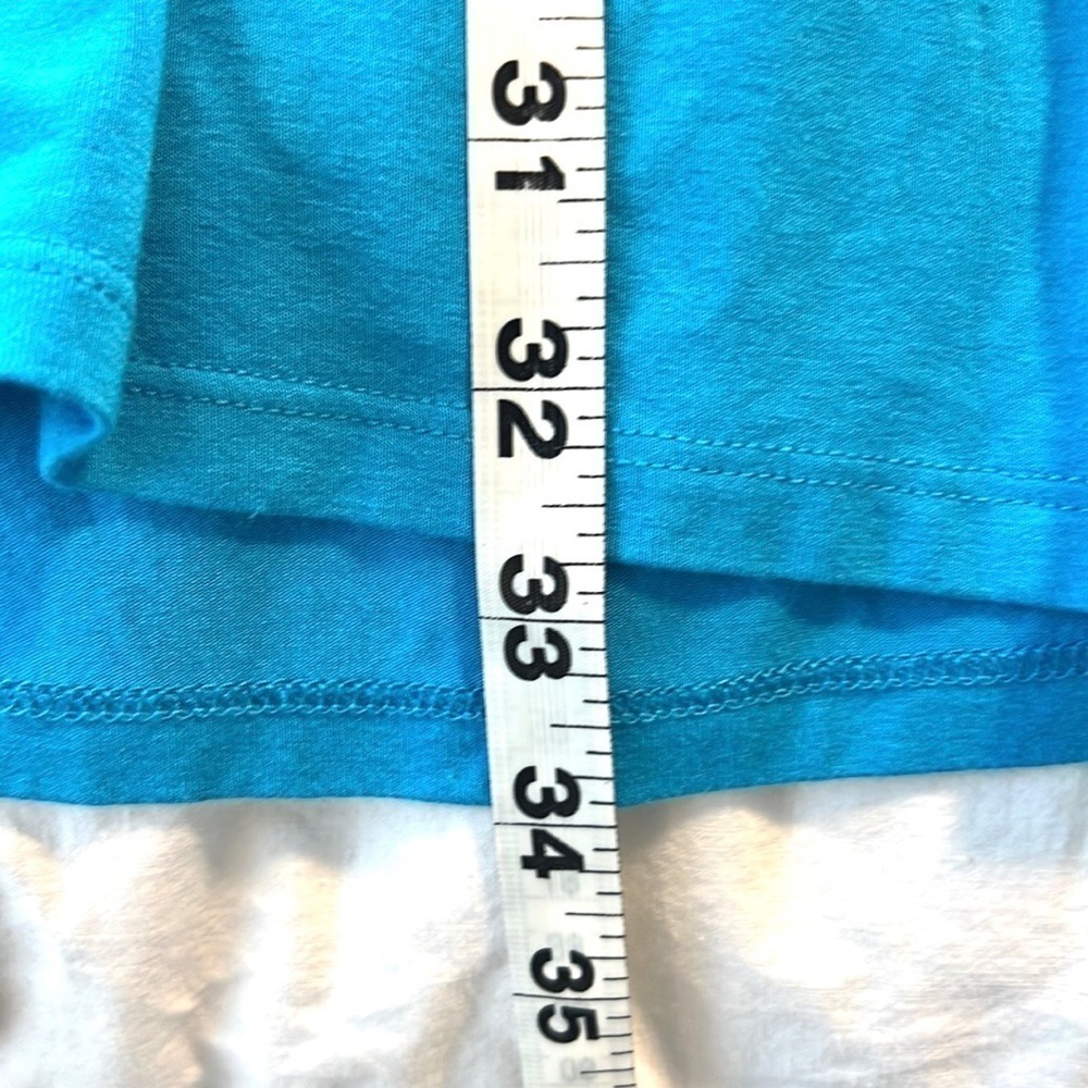 ISLE by Melis Kazan Paradise Blue Layered Tunic Tank Resort Travel ,EUC,Size M - Picture 12 of 12